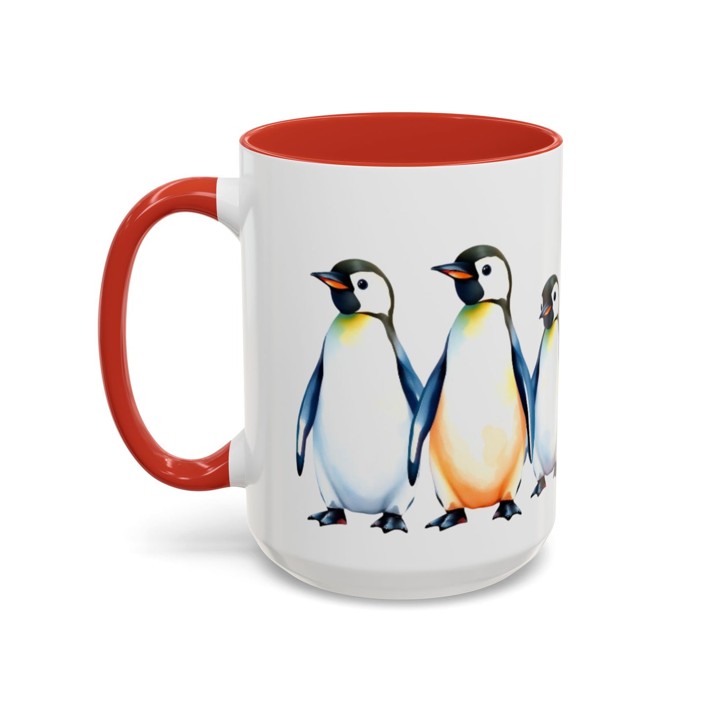 Coffee Mug - Cute Penguin Family Design