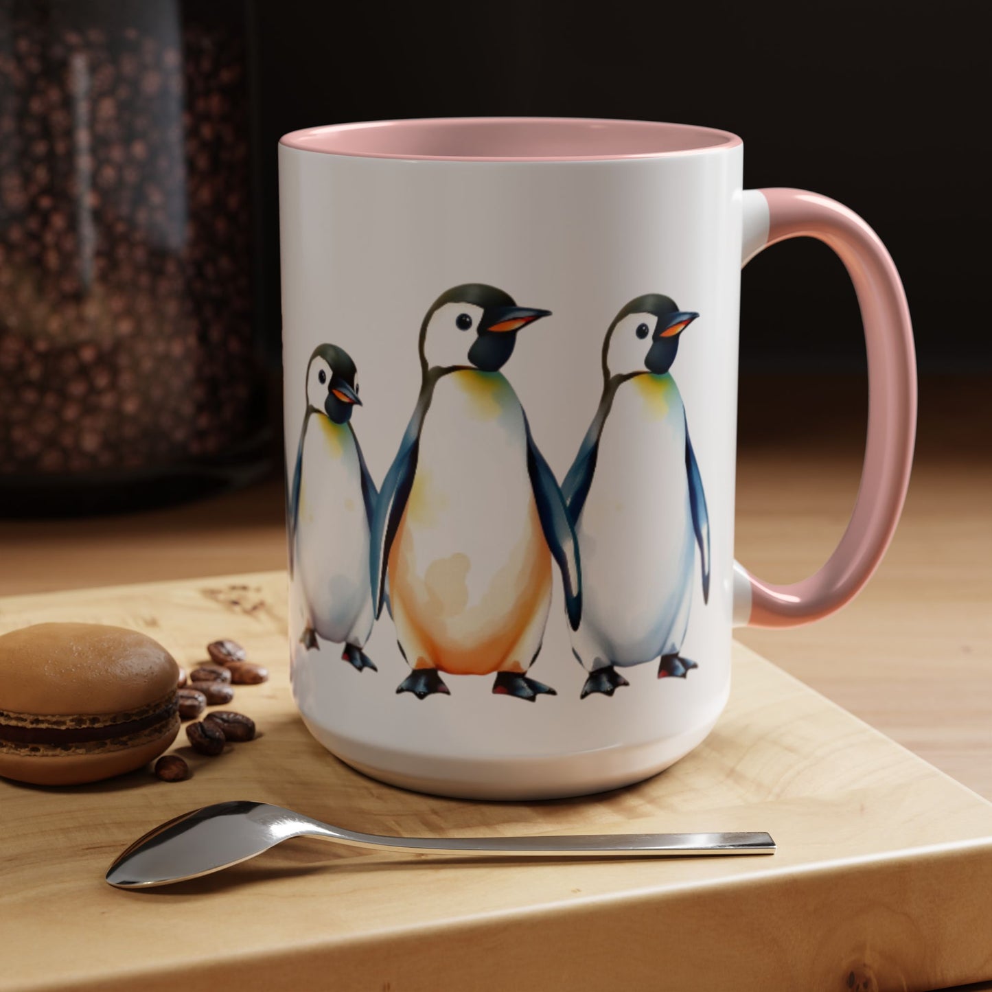 Coffee Mug - Cute Penguin Family Design