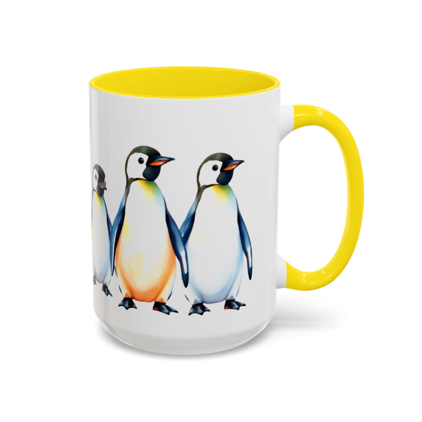 Coffee Mug - Cute Penguin Family Design