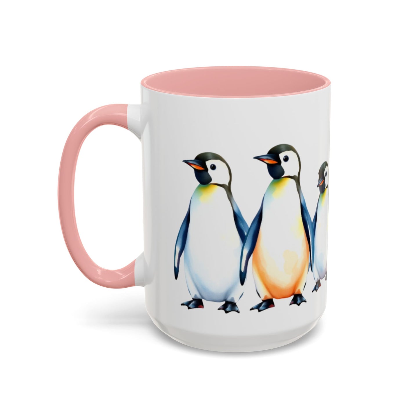 Coffee Mug - Cute Penguin Family Design