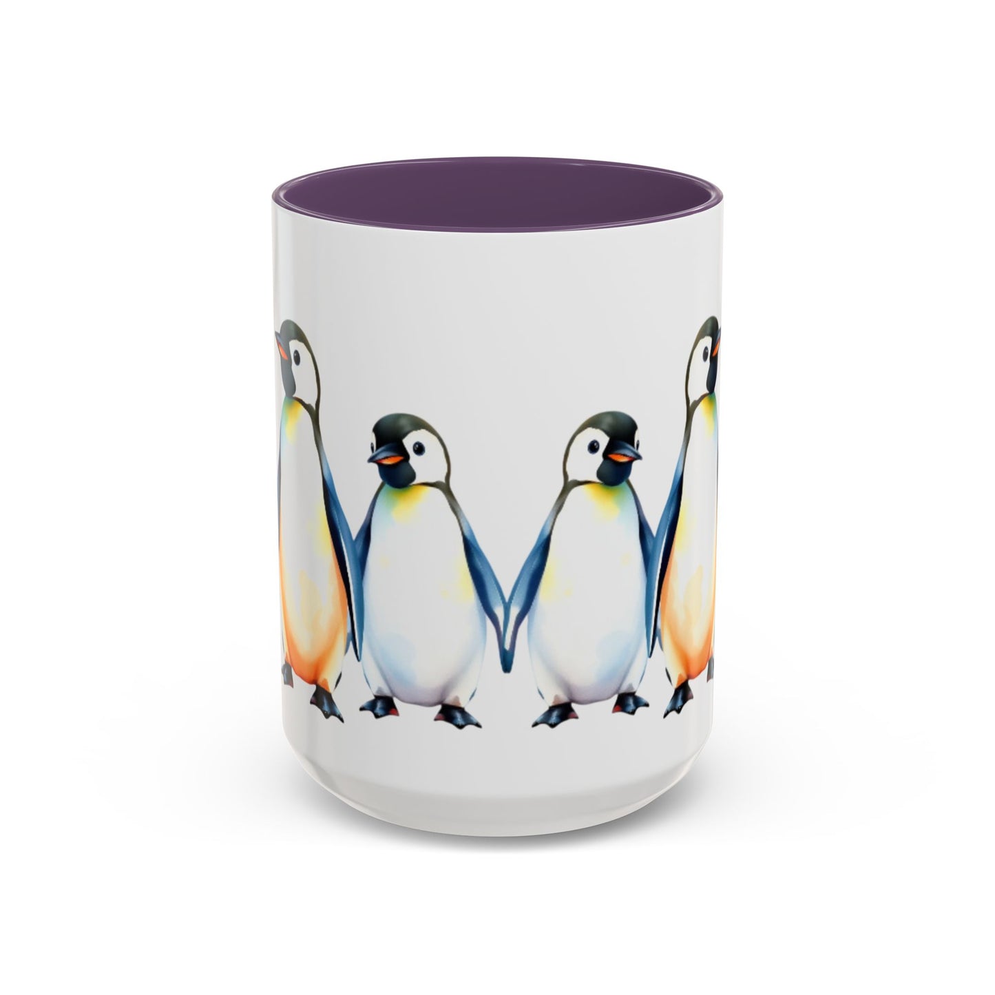 Coffee Mug - Cute Penguin Family Design