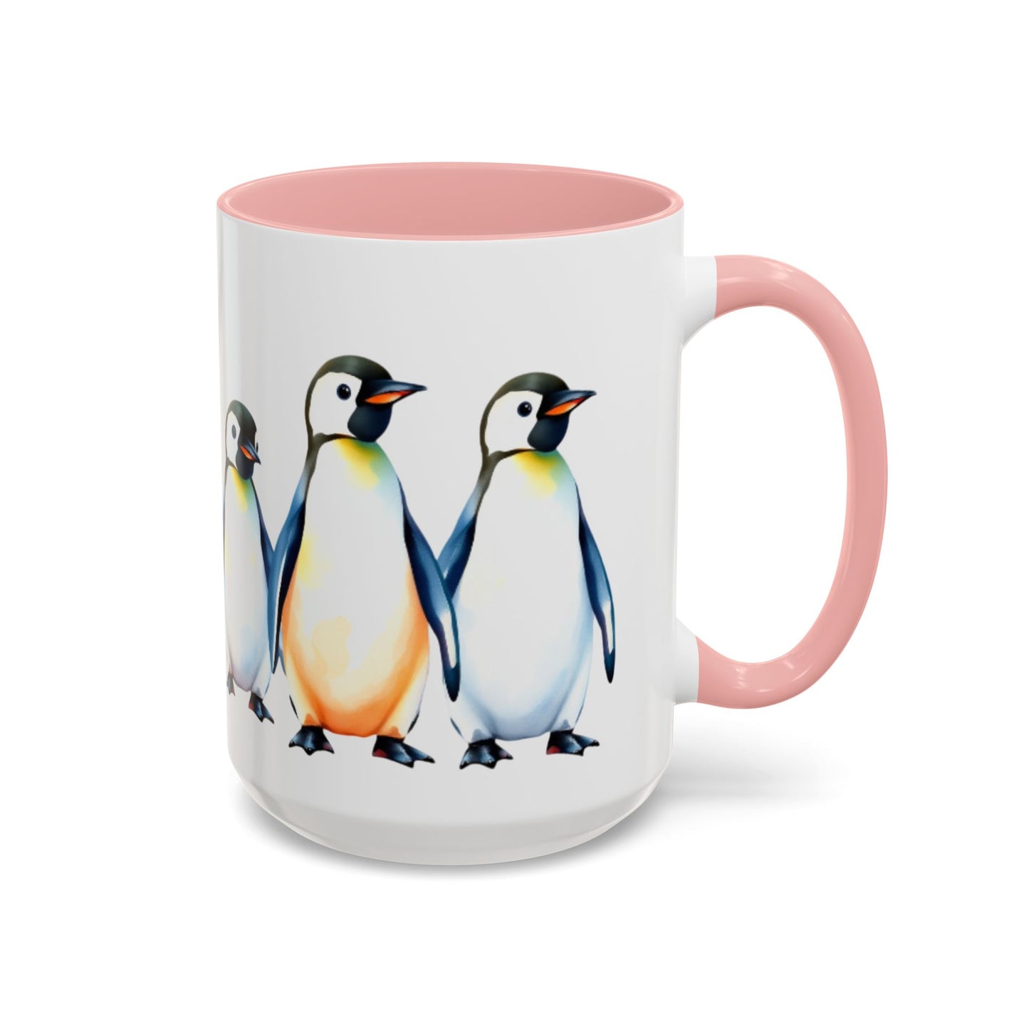 Coffee Mug - Cute Penguin Family Design