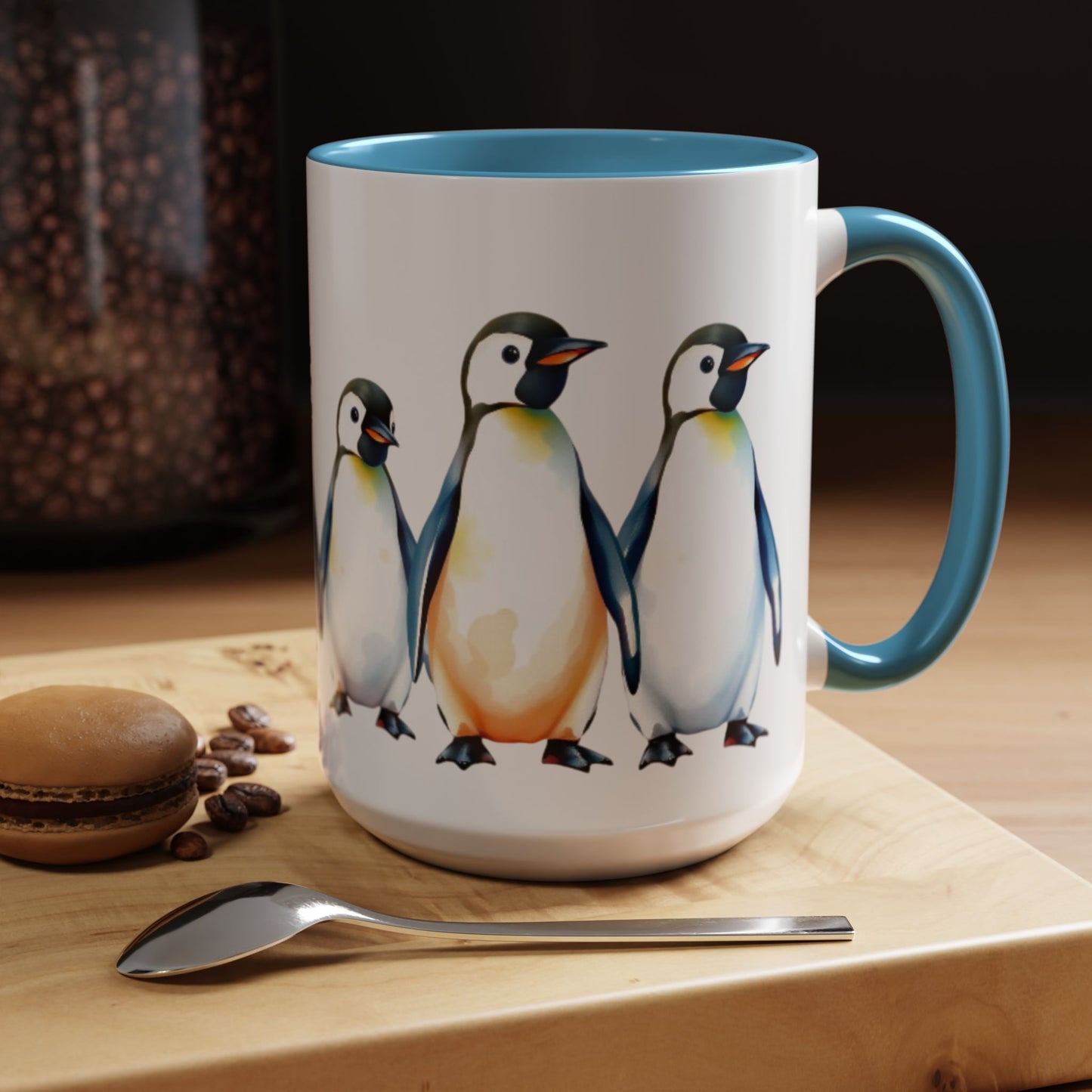 Coffee Mug - Cute Penguin Family Design