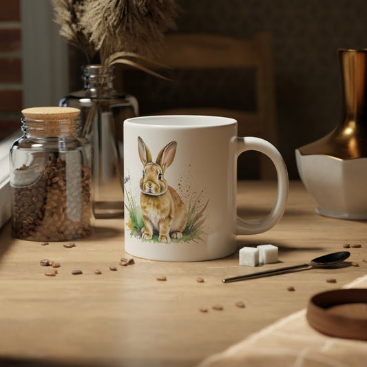 Bunny Kisses and Carrot Wishes Jumbo Mug, 20oz