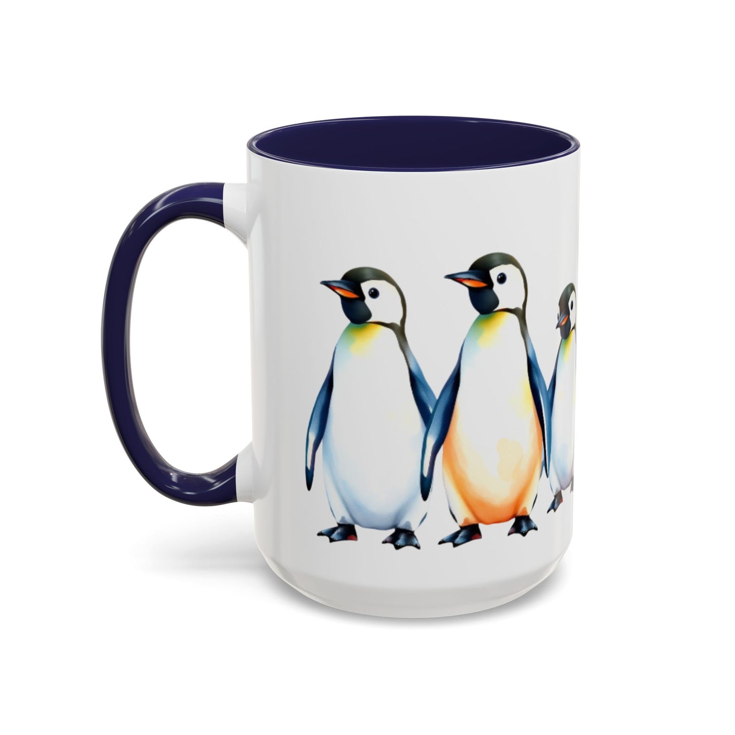 Coffee Mug - Cute Penguin Family Design