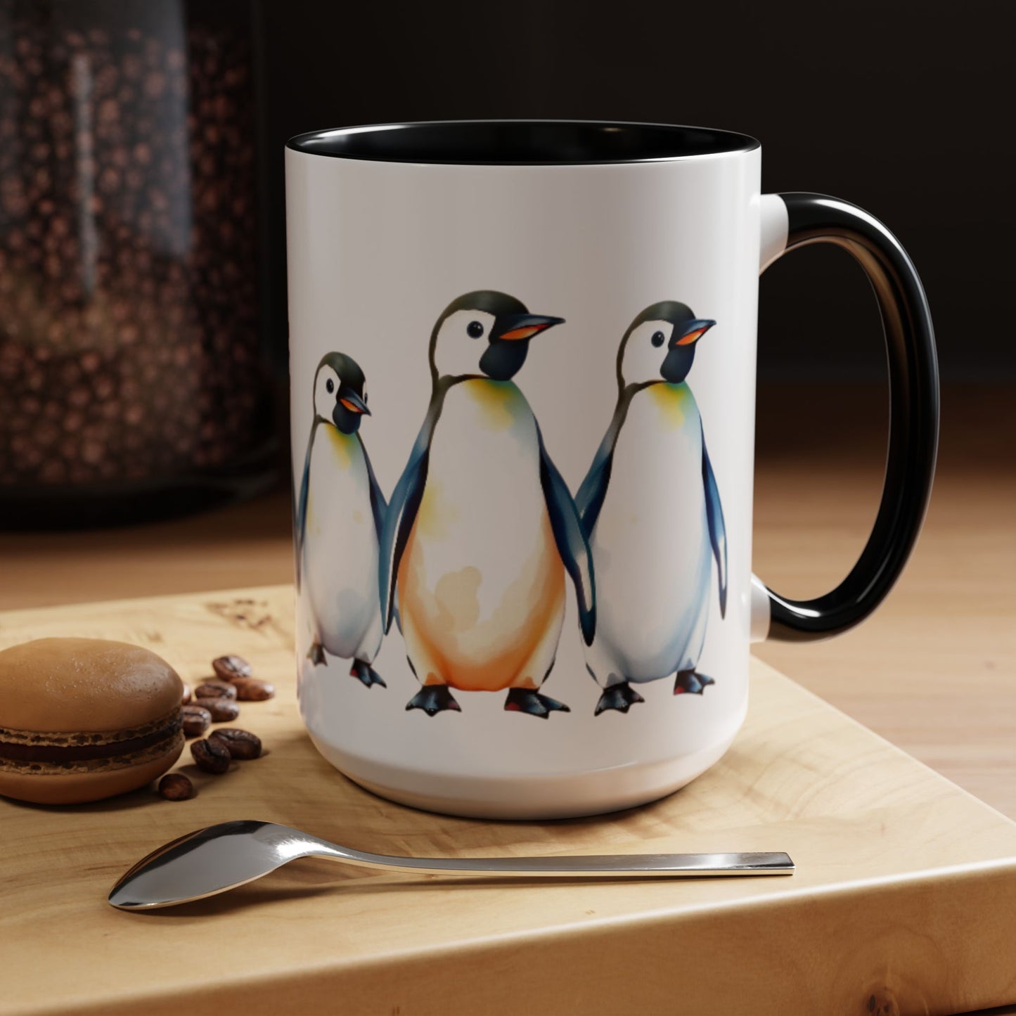 Coffee Mug - Cute Penguin Family Design