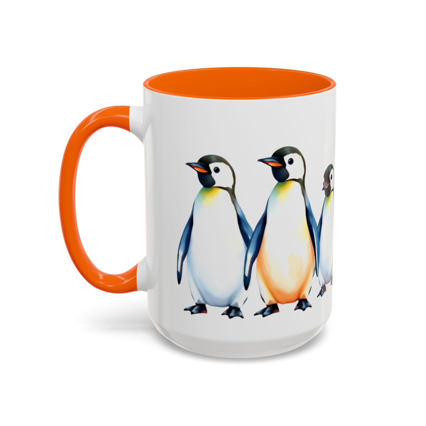 Coffee Mug - Cute Penguin Family Design