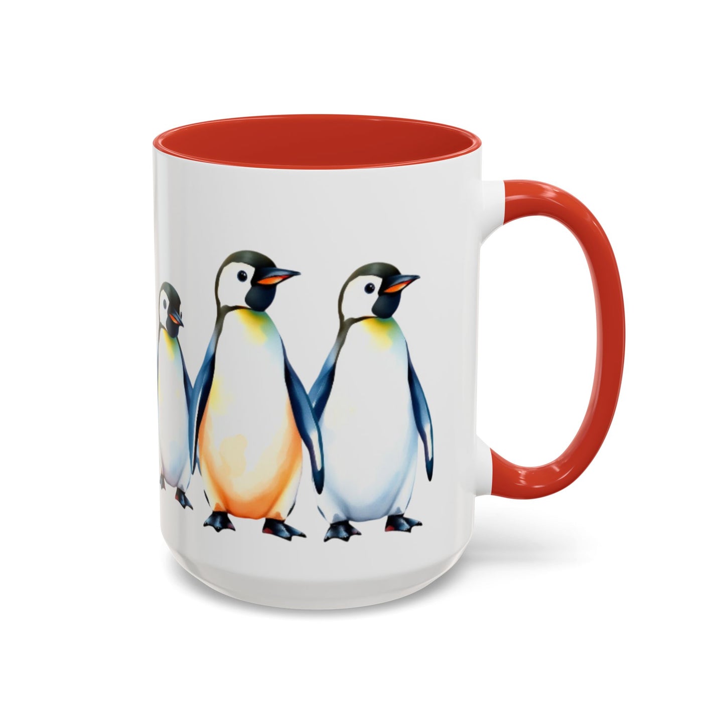 Coffee Mug - Cute Penguin Family Design