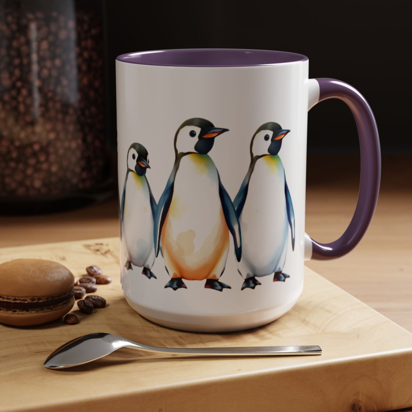 Coffee Mug - Cute Penguin Family Design